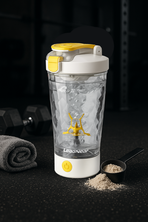 Prism Yellow Electric Protein Shaker Bottle